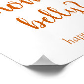 シンプルモミーズベリー |秋オレンジ推測ゲーム ポスター (角)