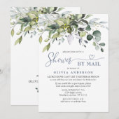 シンプルユエレガントーカリブライダルシャワーバイメール 招待状 (正面/裏面)