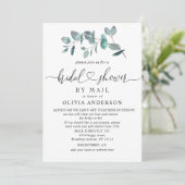 シンプルユエレガントーカリブライダルシャワーバイメール 招待状 (スタンド正面)