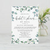 シンプルユエレガントーカリブライダルシャワーバイメール 招待状 (スタンド正面)
