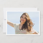 シンプルユエレガントーカリプトゥス緑化卒業サ サンキューカード (裏面)