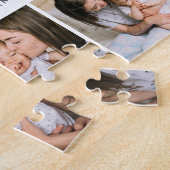 シンプルユニークMothers Day Collageフォトパズル ジグソーパズル (側面)