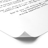 シンプルユーカリの緑の贈り物が良い兆候を願う ポスター (角)