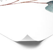 シンプルユーカリ結婚リーフ座席表プリント フォトプリント            (角)