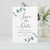 シンプルユ葉ーカリカリと書道結婚の セーブザデート (スタンド正面)