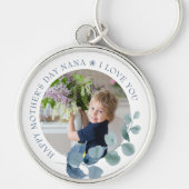 シンプルユ葉ーカルピタスの母の日の写真 キーホルダー (正面)