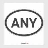 シンプルヨーロモダンッパスタイルカスタムカントリーシティ シール (シート)