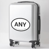 シンプルヨーロモダンッパスタイルカスタムカントリーシティ シール (スーツケース)