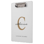 シンプルライトグレイカスタム クリップボード (左)