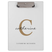 シンプルライトグレイカスタム クリップボード (正面)