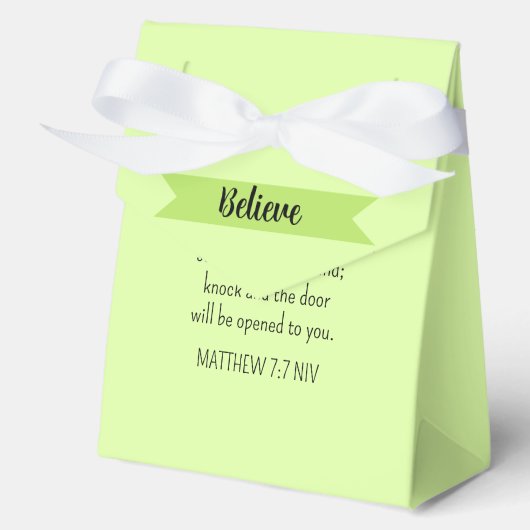 シンプルライムグ頼リーン神バイブル聖句 フェイバーボックス (正面)