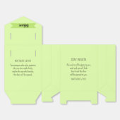 シンプルライムグ頼リーン神バイブル聖句 フェイバーボックス (見開き)