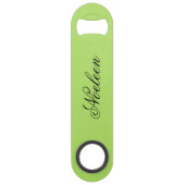 シンプルライム色名前をカスタムする スピード栓抜き (正面)