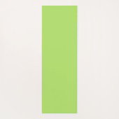 シンプルライム色名前をカスタムする ヨガマット (裏面)