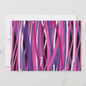 シンプルラインズ スウィート16 16 誕生日招待状 招待状 (裏面)