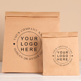 シンプルラウンドビジネスロゴ ラバースタンプ