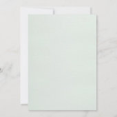 シンプルラグジュアリーホワイト結婚式招待状 招待状 (裏面)