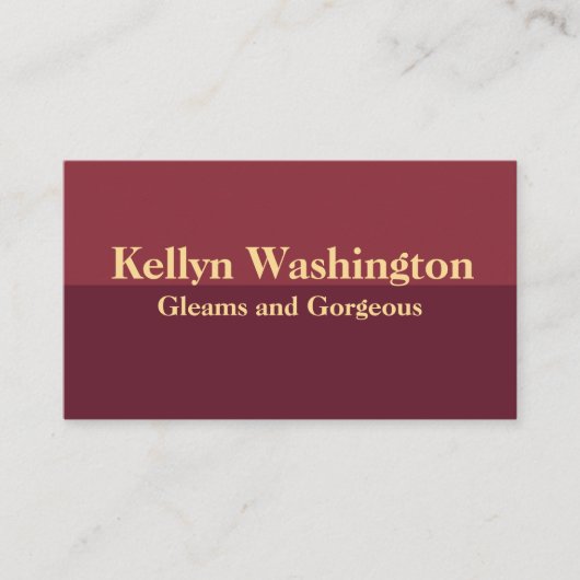 シンプルラグジュアリーマゼンタピーチメイクアップアーティスト 名刺 (正面)