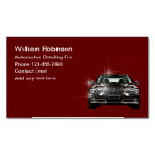 シンプルラグジュアリー車のディテ マグネット名刺 (正面)