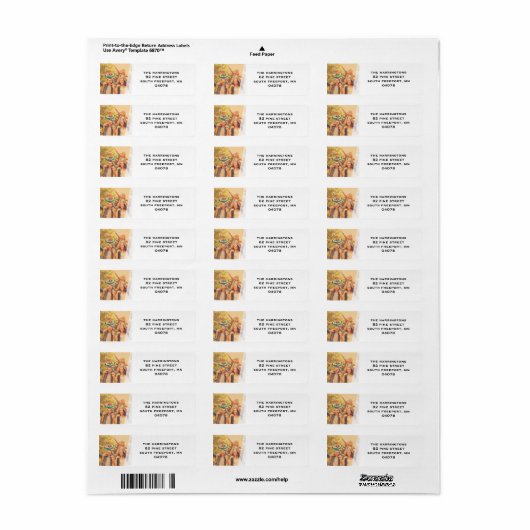 シンプルラップ ラベル (フルシート)