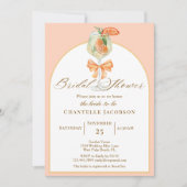 シンプルラブアエレガントットファーストスピリッツブライダルシャワー 招待状 (正面)