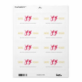 シンプルラブジョイ平和ラベル ラベル (フルシート)