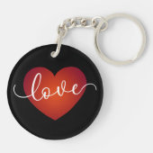 シンプルラブライトバレンタイン | キーホルダー (裏面)