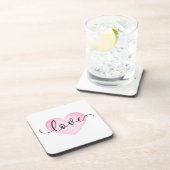 シンプルラブライトバレンタイン |コースター コースター (右側)