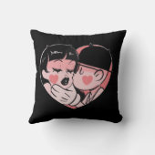 シンプルラブ カップル ピロー - ロマンチックなギフト (裏面)