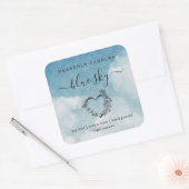 シンプルラベル – 完全に編集可能なステッカーラベル スクエアシール (封筒)