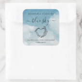 シンプルラベル – 完全に編集可能なステッカーラベル スクエアシール (バッグ)