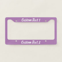 シンプルラベンダーとホワイトスクリプト文字テンプレート