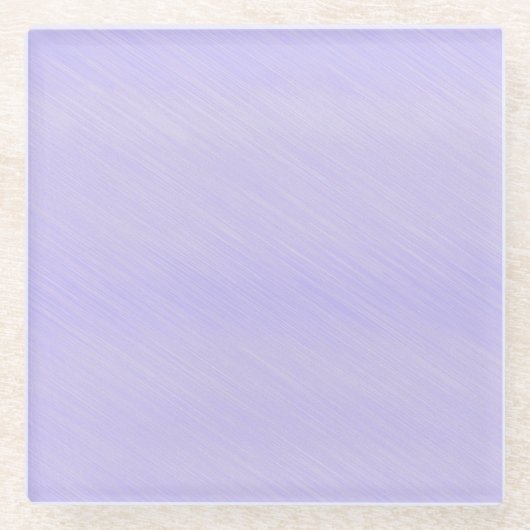 シンプルラベンダー ガラスコースター (正面)