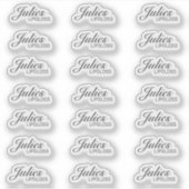 シンプルリップグロス包装ロゴブランディングシール シール (正面)