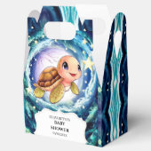 シンプルリトルタートルベビーシャワー フェイバーボックス (オープン)