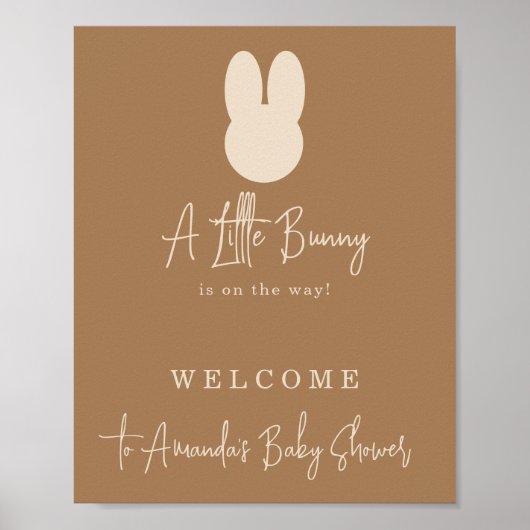 シンプルリトルバニー ポスター (正面)