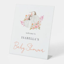 シンプルリトルミニマルカボチャ赤ちゃんシャワーへようこそ