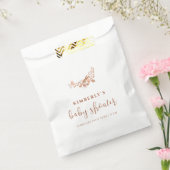 シンプルリトルワイルドフラワーボホベイビーシャワー フェイバーバッグ (封をした状態)