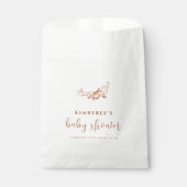 シンプルリトルワイルドフラワーボホベイビーシャワー フェイバーバッグ (正面)