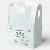 シンプルリトル紳士赤ちゃんシャワーありがとう可愛い フェイバーボックス (オープン)