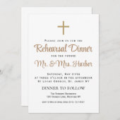 シンプルリハーサルディナー招待状 招待状 (正面/裏面)