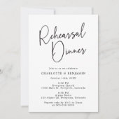 シンプルリハーサル 招待状 (正面)