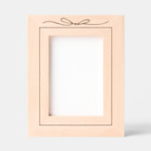 シンプルリボンの休日 レーザー彫刻フレーム (正面)