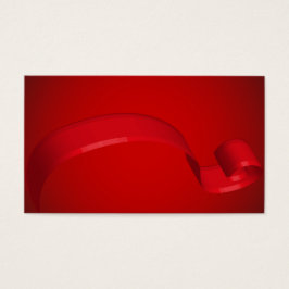 シンプルリボン赤いギフトカード