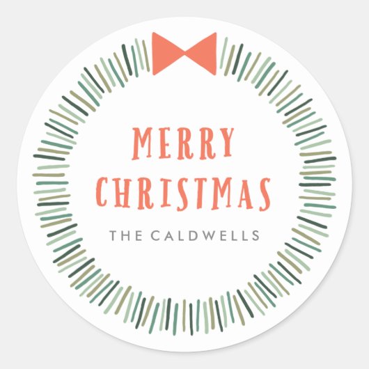 シンプルリースシール ラウンドシール (正面)