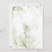 シンプルリースモダンクリスマスホリデーパーティー 招待状 (裏面)