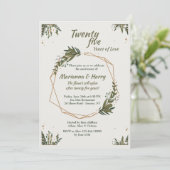 シンプルリース招待状 招待状 (スタンド正面)