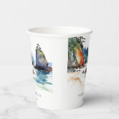 シンプルルビービーチオリンピックナショナル結婚パーク 紙コップ (右)