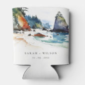 シンプルルビービーチオリンピックナショナル結婚パーク 缶クーラー (裏面)