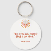 シンプルレインボークラシックホクリスチャン引用文 キーホルダー (裏面)